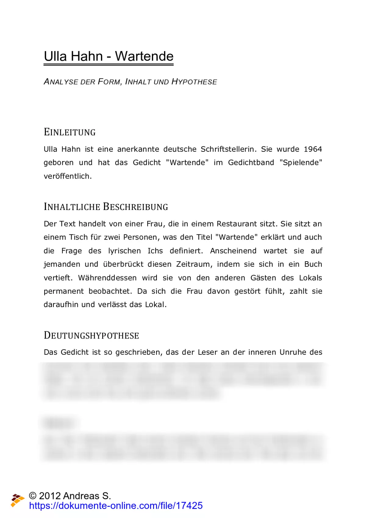 das verborgene wort von ulla hahn