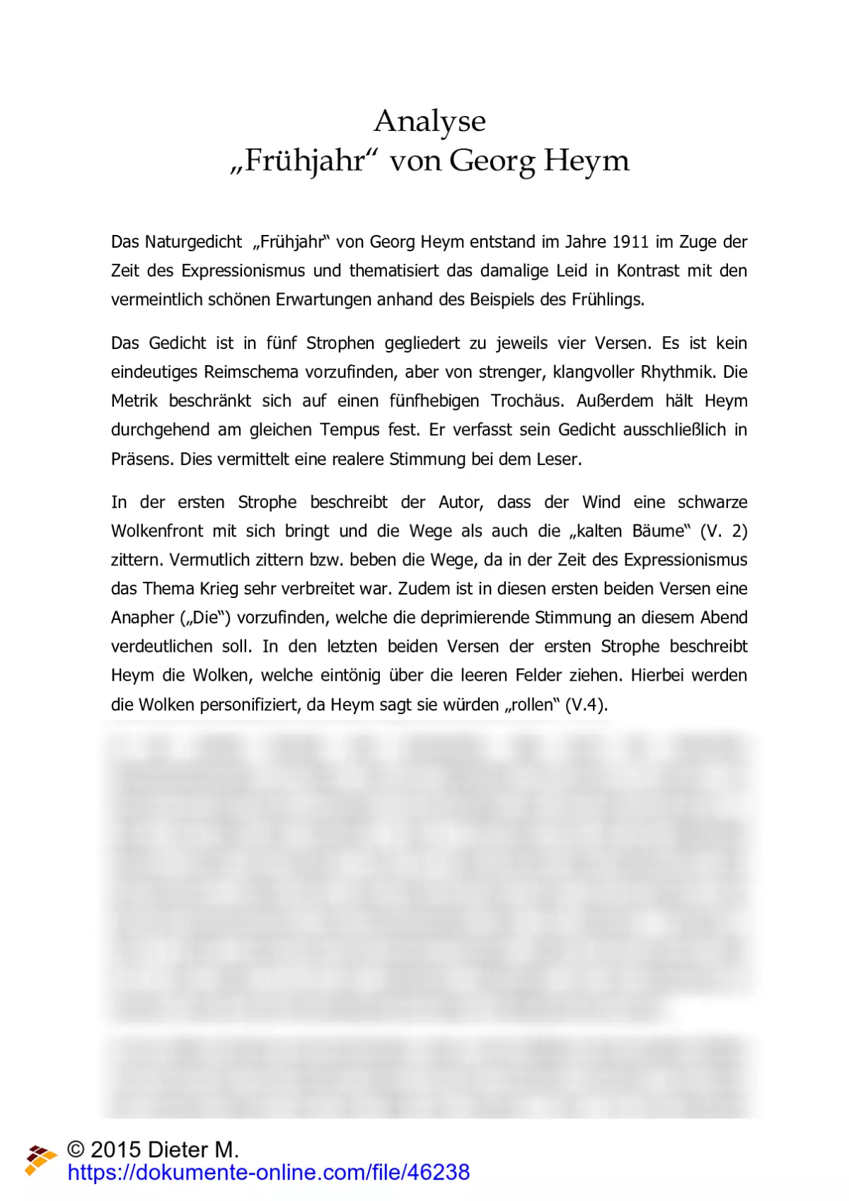 der krieg von georg heym