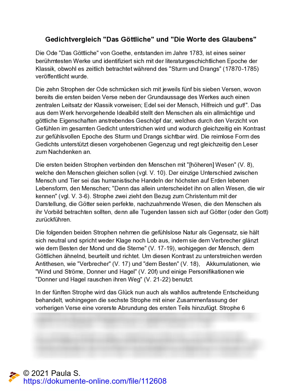 Die Worte Des Glaubens