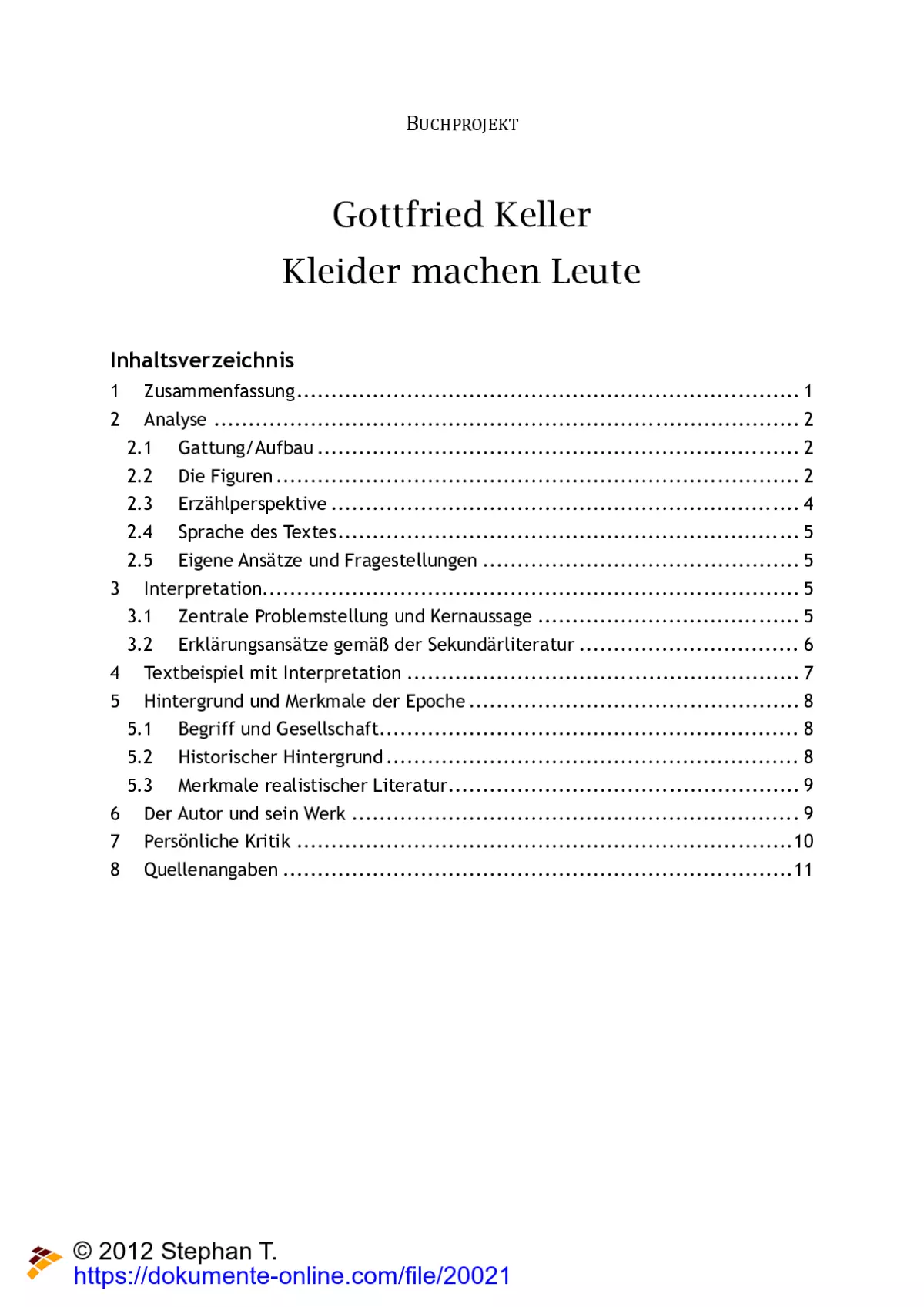 kleider machen leute gottfried keller