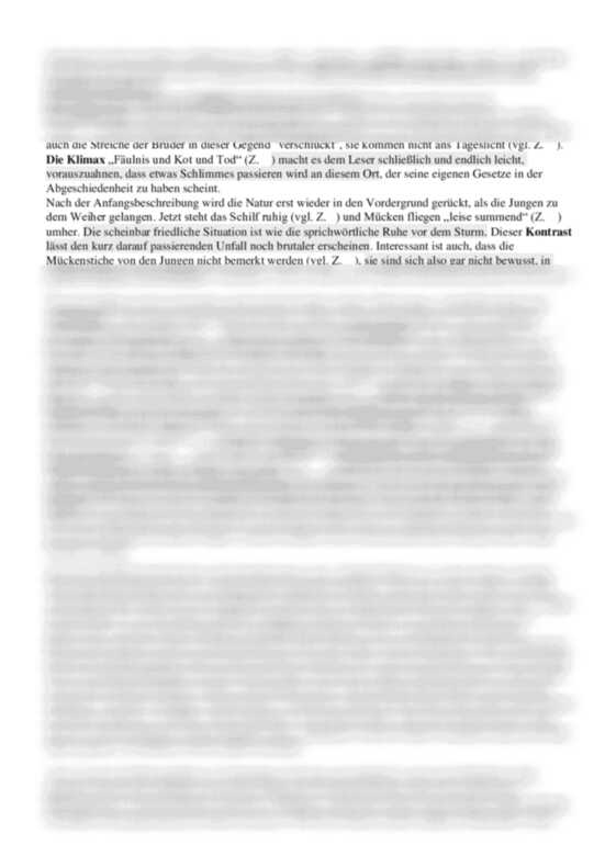 Analyse Brudermord im Altwasser von Britting