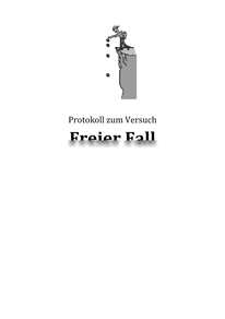 freier fall experiment protokoll