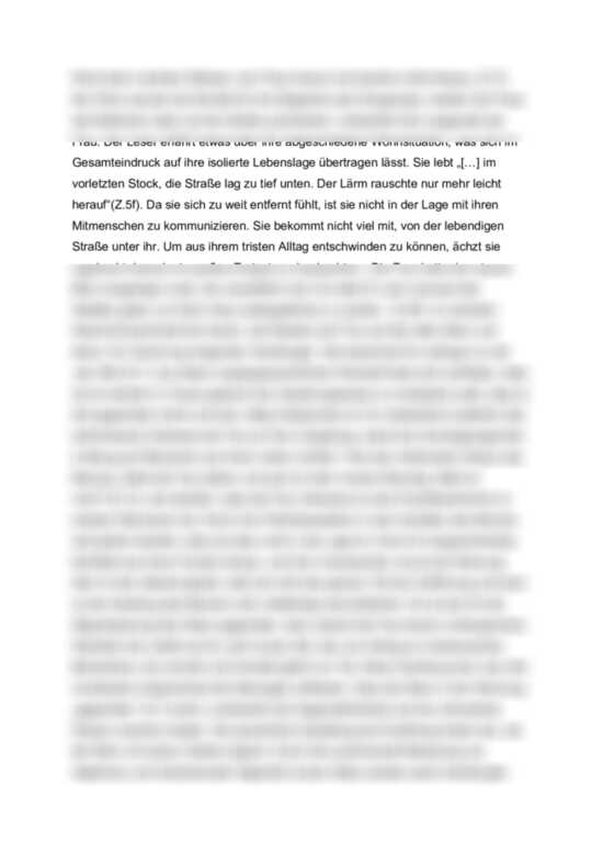 Interpretation Das FensterTheater Ilse Aichinger